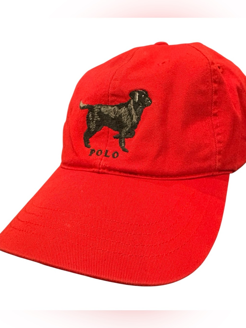 Vintage Polo Sport by Ralph Lauren Red Dog Embroidered Baseball Cap
